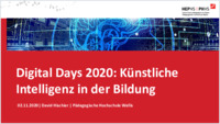 Digital Days 2020_FernUni_David Hischier